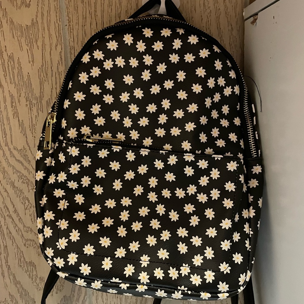 Daisy floral print, mini backpack.